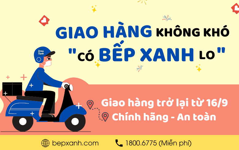 Giao Hàng Không Khó - Có Bếp XANH Lo