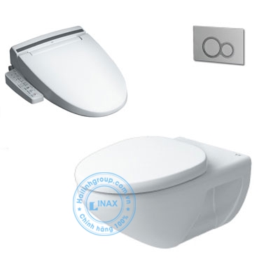 Bồn cầu Inax nắp rửa điện tử Inax AC-23P+CW-KB22AVN