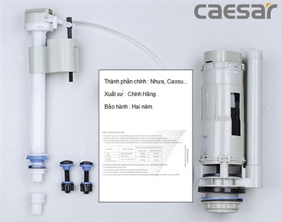 Bộ xả bồn cầu 2 khối Caesar (2 nút nhấn)