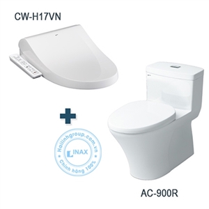 Bồn cầu Inax nắp rửa cơ Inax AC-900R+CW-H17VN
