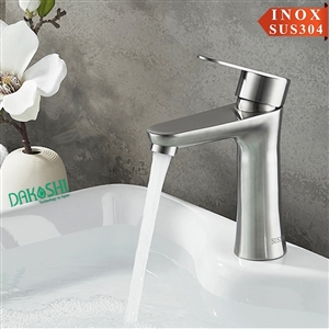 Vòi lavabo inox mờ Viglacera Dakoshi I204